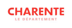 logo-charente département couleur rouge - lien vers flow vélo