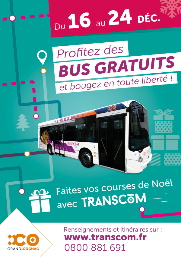 vos courses de noel avec Transcom