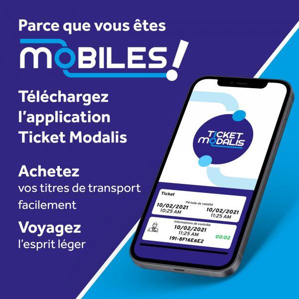Application ticket modalis