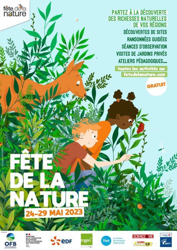 Affiche de la 17ème édition de la fête de la nature