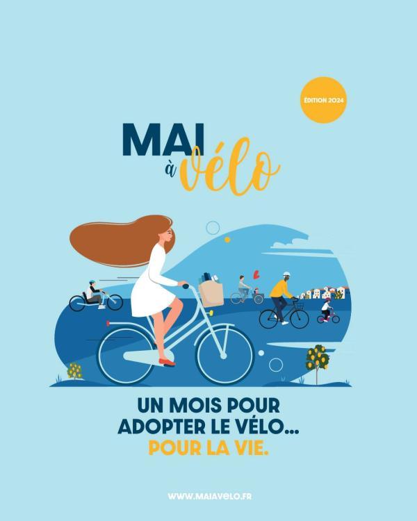 Affiche Mai à Vélo édition 2024
