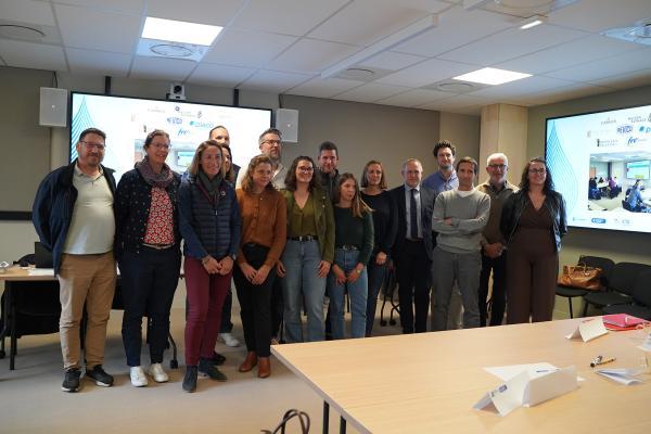 les entreprises participantes au parcours eau lors de la clôture